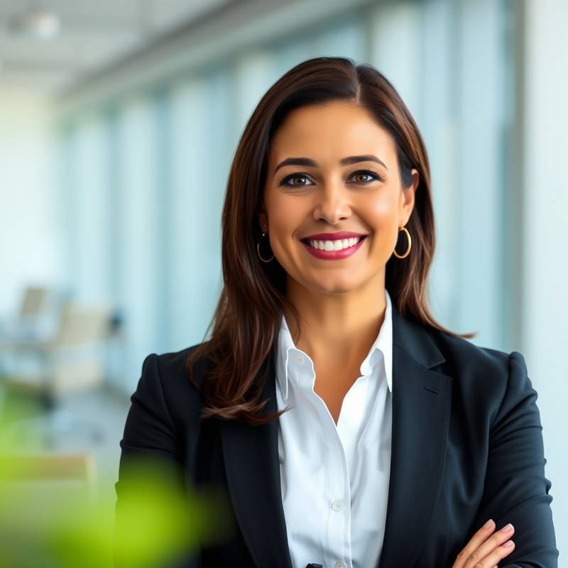 Portrait of Alice Johnson, CEO of Apex Creative Studio